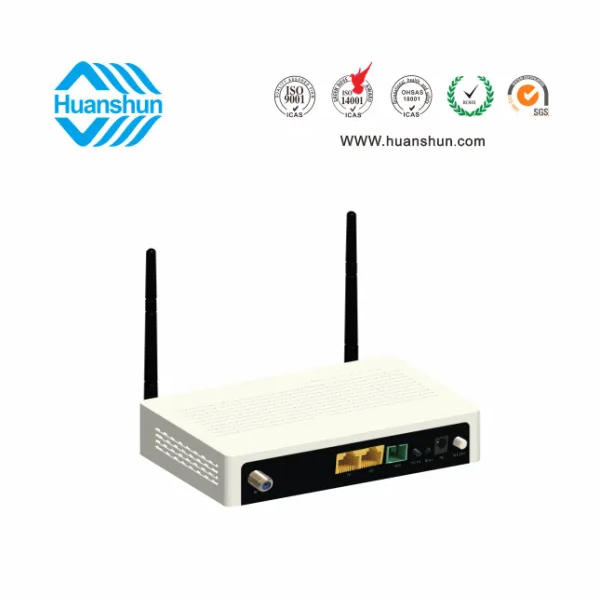 HSOS111762GNW FTTH 終端（XPON ONU WIFI，WDM CATV）（GE+FE+2*2WIFI+WDM+CATV NE)
